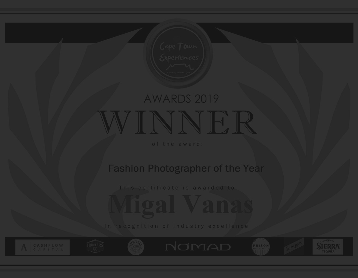 Fashion Photographer of the Year Award 2019