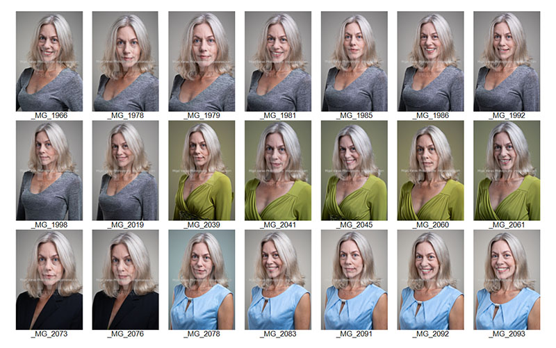 Sample Selection Sheet