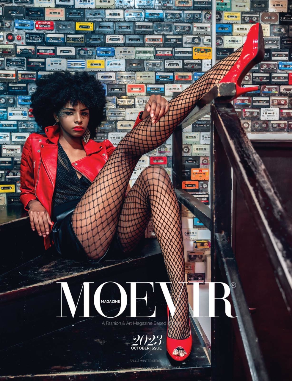 Moevir Magazine rocker fashion editorial cover feature