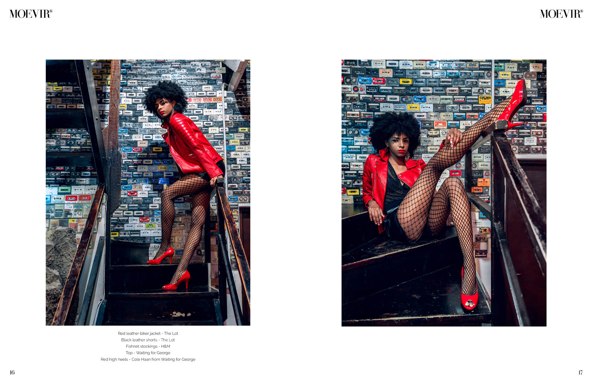 Moevir Magazine rocker fashion editorial cover feature